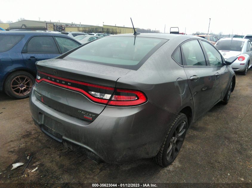 2013 DODGE DART RALLYE 1C3CDFBH7DD147927
