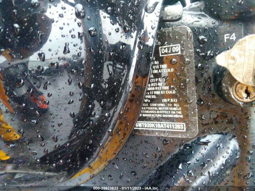 2010 TRIUMPH MOTORCYCLE THRUXTON 900 SMT920K18AT411283