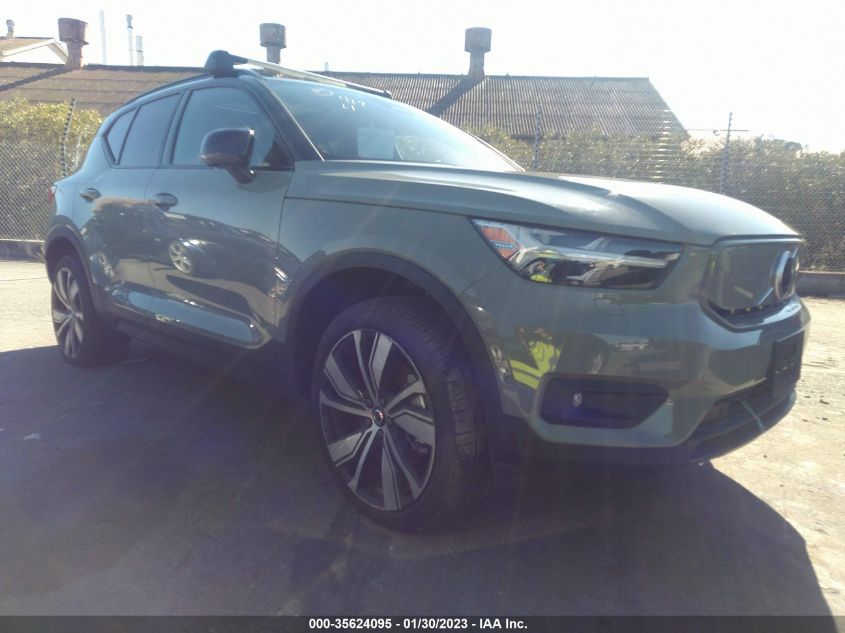 YV4ED3UB8N2774481 VOLVO XC40 RECHARGE PURE TWIN ULTIMATE 2022