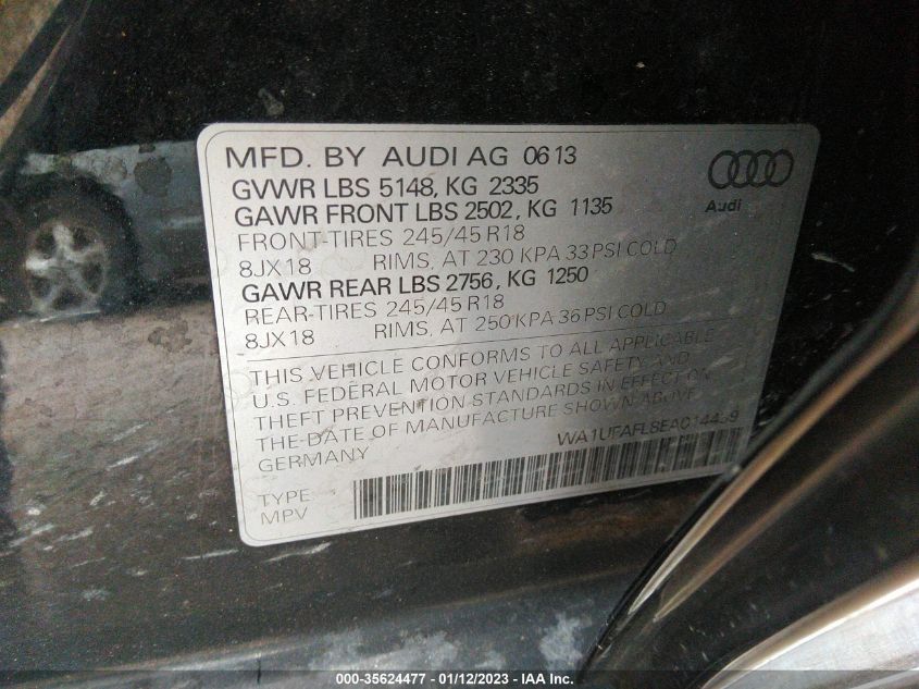 2014 AUDI ALLROAD PREMIUM PLUS - WA1UFAFL8EA014439
