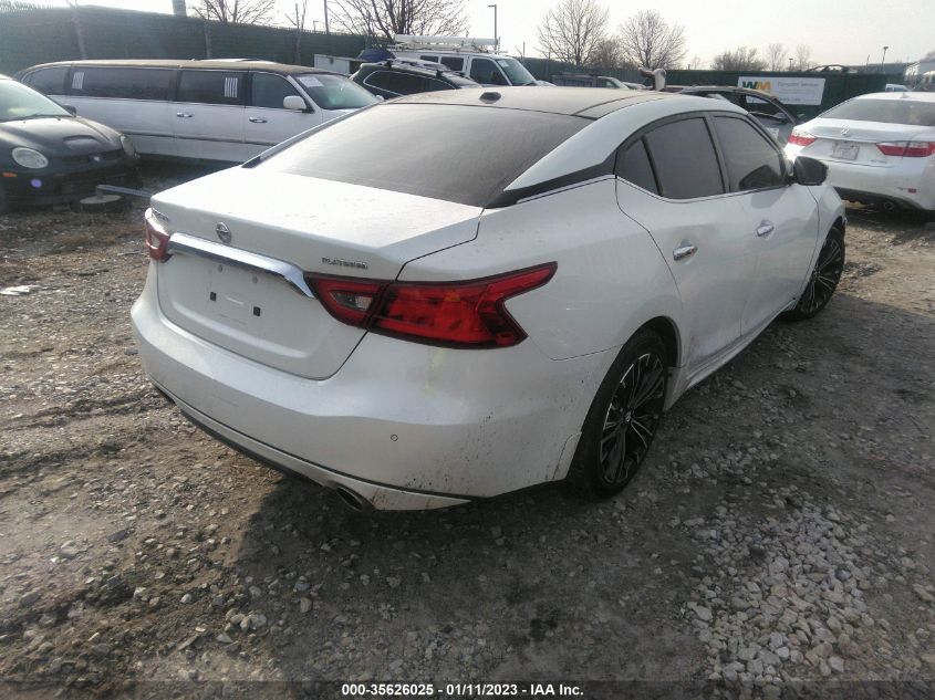 2016 NISSAN MAXIMA 3.5 PLATINUM 1N4AA6AP0GC383405