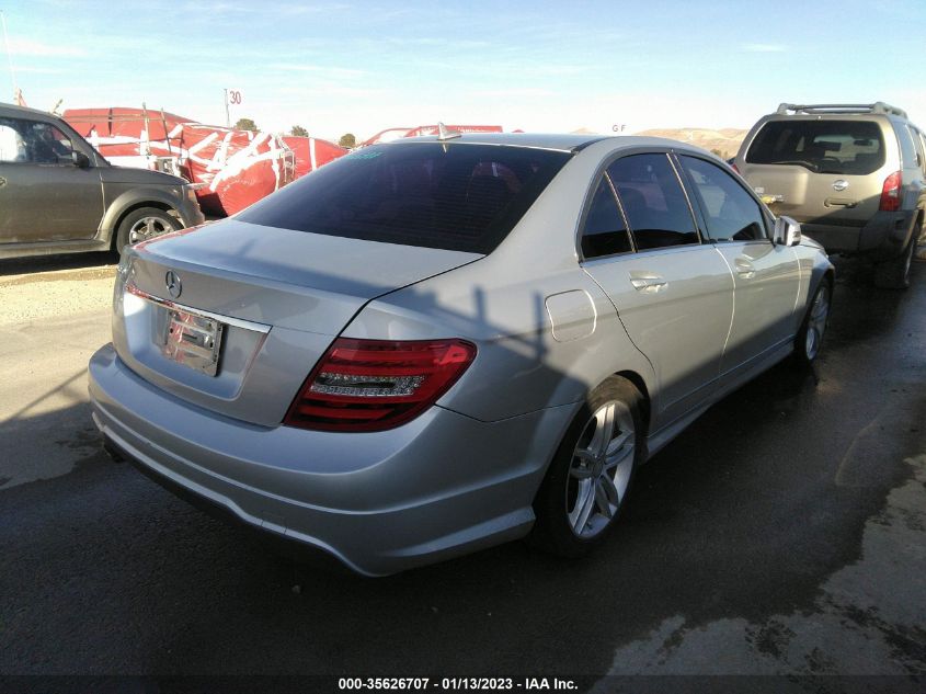 2013 MERCEDES-BENZ C-CLASS C 250 WDDGF4HB4DA851380