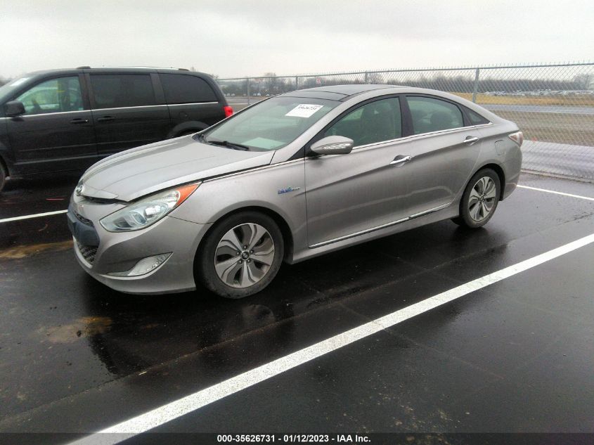 2013 HYUNDAI SONATA HYBRID LIMITED W KMHEC4A43DA050859