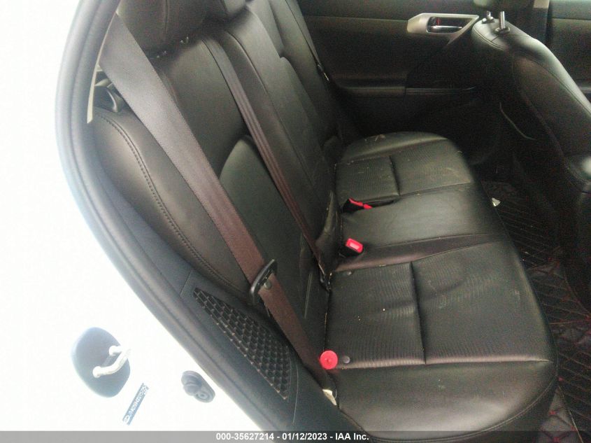 2013 LEXUS CT 200H HYBRID JTHKD5BH0D2157257