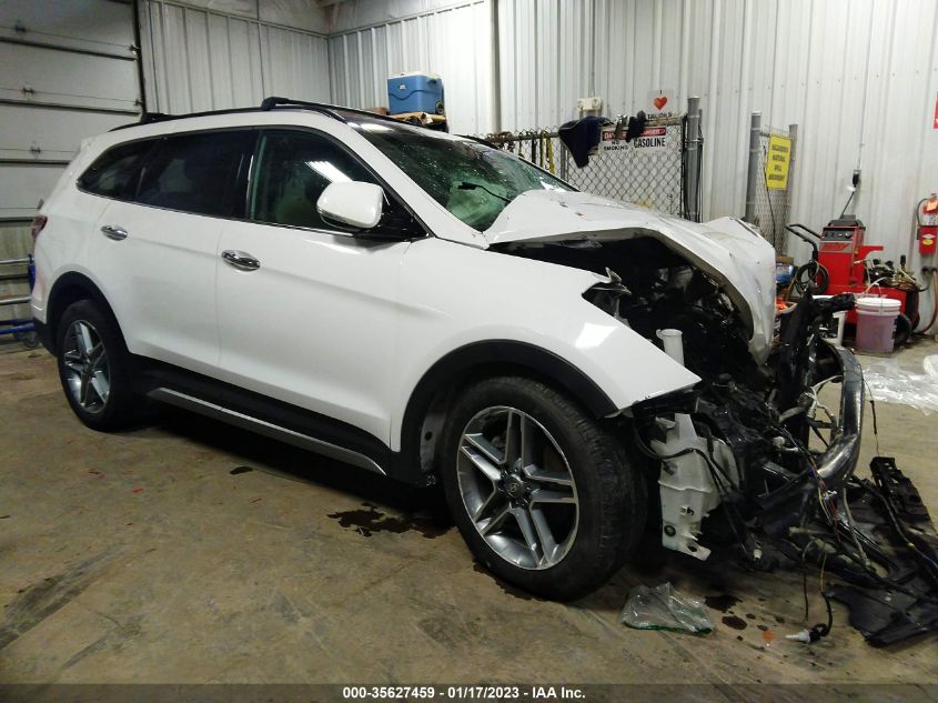 Lot #2525412828 2018 HYUNDAI SANTA FE LIMITED ULTIMATE salvage car