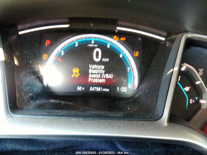 VIN 19XFC1F34LE207866 2020 HONDA CIVIC SEDAN EX