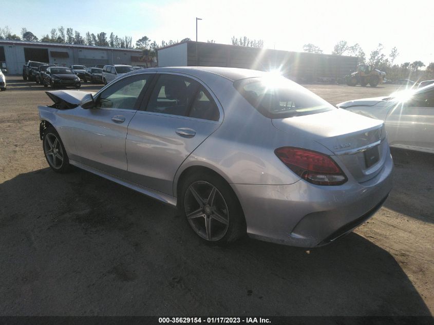 55SWF4JB0FU063141 2015 MERCEDES-BENZ C-CLASS, photo no. 3