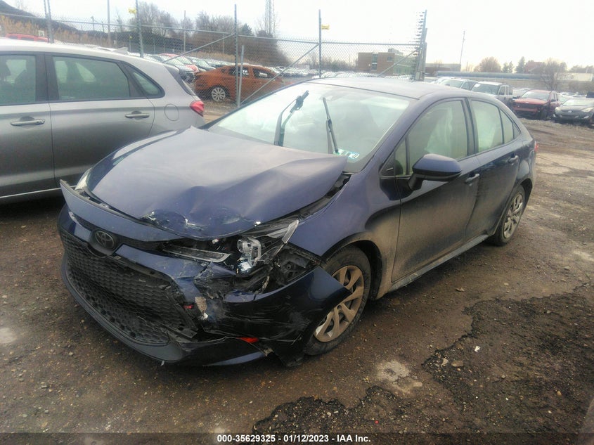VIN JTDEPRAE0LJ059273 2020 TOYOTA COROLLA LE