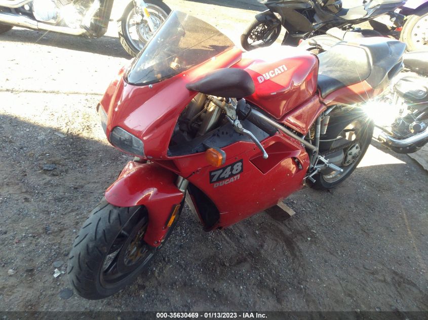 2000 DUCATI 748 ZDM1SB3R3YB012250