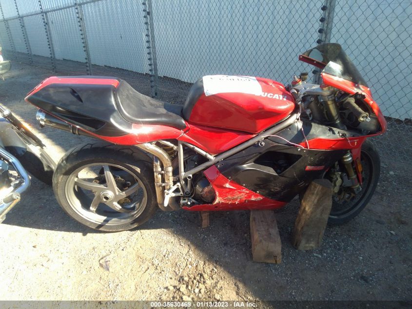 2000 DUCATI 748 ZDM1SB3R3YB012250