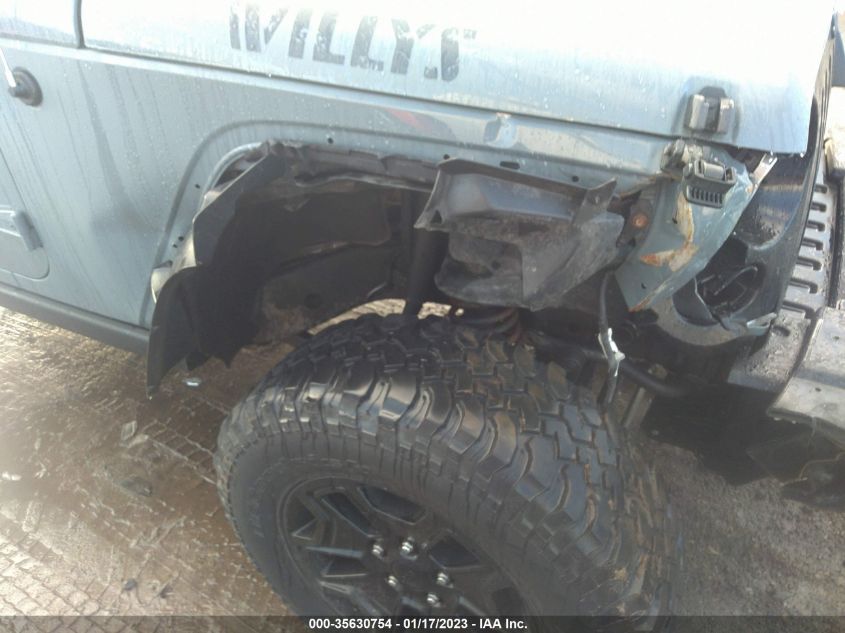 2014 JEEP WRANGLER WILLYS WHEELER 1C4AJWAG6EL279573