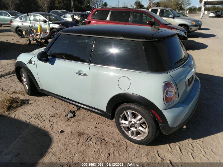 2013 MINI COOPER HARDTOP WMWSU3C57DT678753