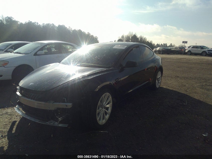 VIN 5YJ3E1EB8NF113220 2022 TESLA MODEL 3 LONG RANGE
