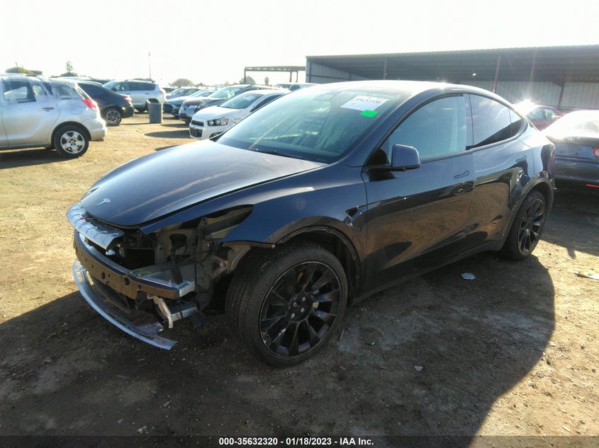 VIN 5YJYGDEE1MF173821 2021 TESLA MODEL Y LONG RANGE