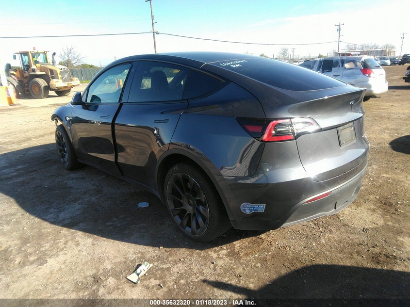 VIN 5YJYGDEE1MF173821 2021 TESLA MODEL Y LONG RANGE