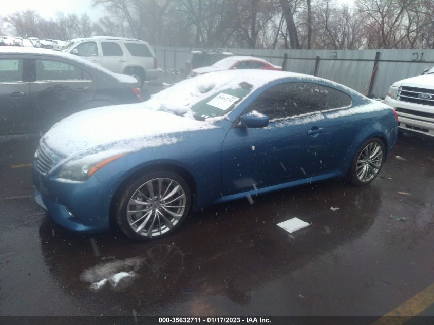 2013 INFINITI G37 COUPE SPORT 6MT JN1CV6EK2DM921889