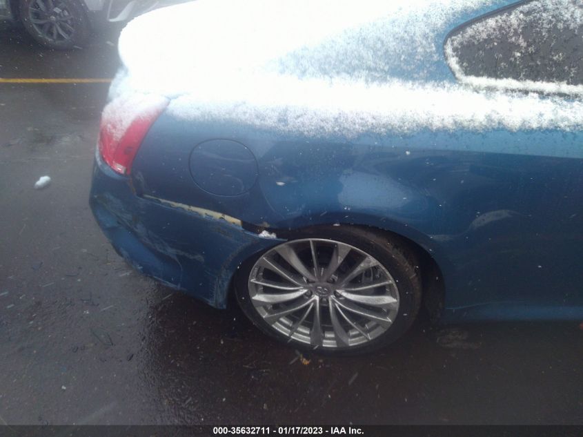 2013 INFINITI G37 COUPE SPORT 6MT JN1CV6EK2DM921889