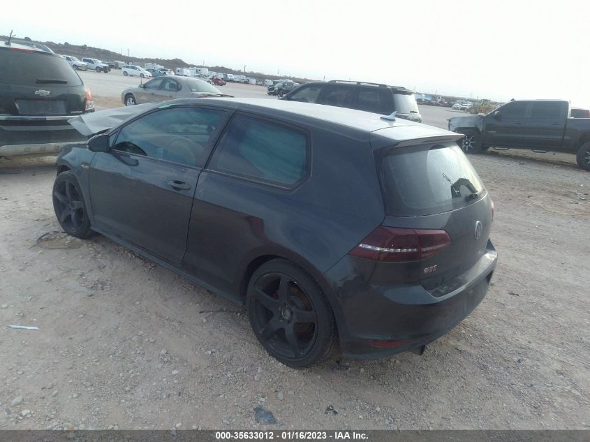 2015 VOLKSWAGEN GOLF GTI S - 3VWTT7AU6FM063251