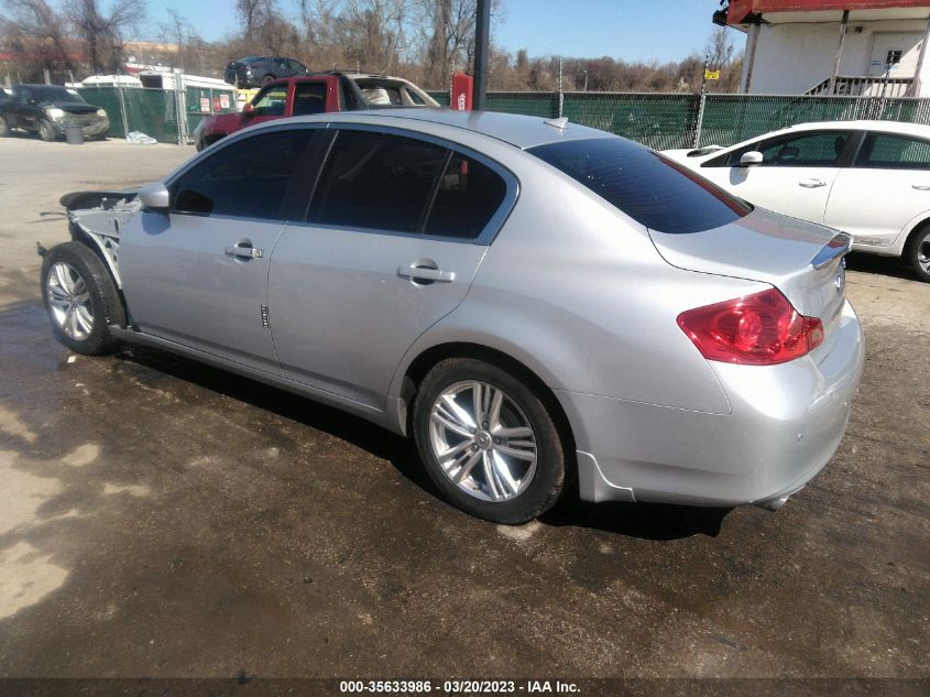 2013 INFINITI G37 SEDAN X JN1CV6AR5DM767164