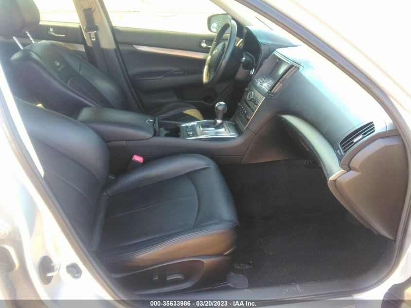 2013 INFINITI G37 SEDAN X JN1CV6AR5DM767164