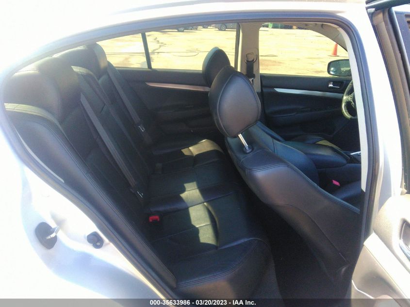 2013 INFINITI G37 SEDAN X JN1CV6AR5DM767164