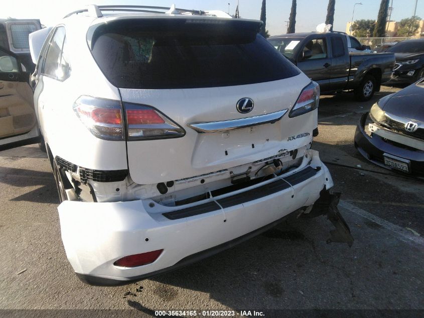 2013 LEXUS RX 450H JTJBC1BA6D2065437
