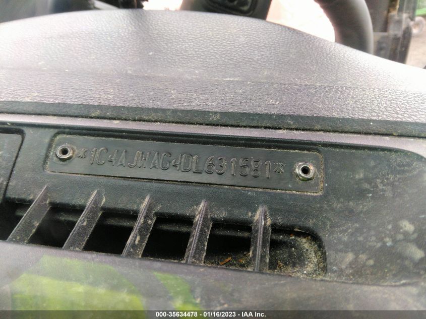 2013 JEEP WRANGLER SPORT 1C4AJWAG4DL631581