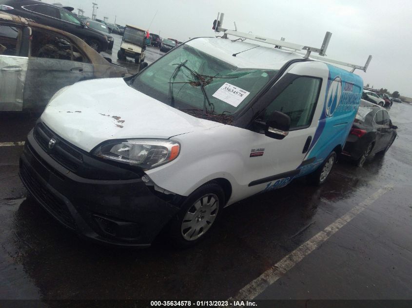 2015 RAM PROMASTER CITY CARGO VAN TRADESMAN ZFBERFAT0F6A04665