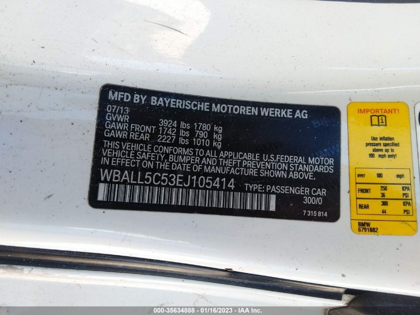 2014 BMW Z4 SDRIVE28I WBALL5C53EJ105414