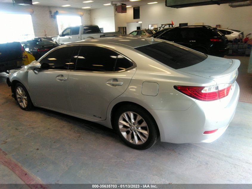2013 LEXUS ES 300H HYBRID JTHBW1GG2D2007590