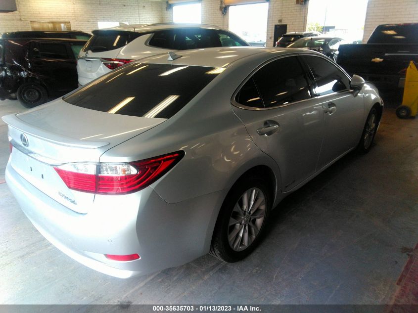 2013 LEXUS ES 300H HYBRID JTHBW1GG2D2007590