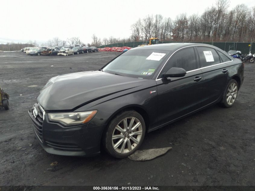 2014 AUDI A6 3.0T PREMIUM PLUS WAUFGAFC9EN007050