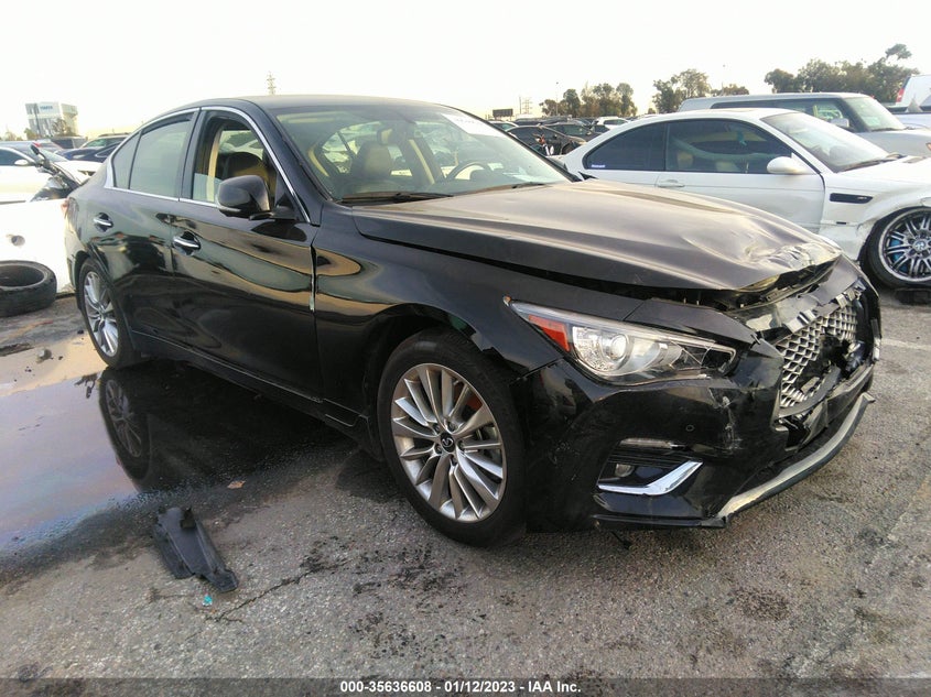 VIN JN1EV7BP3MM705578 2021 INFINITI Q50 3.0T LUXE