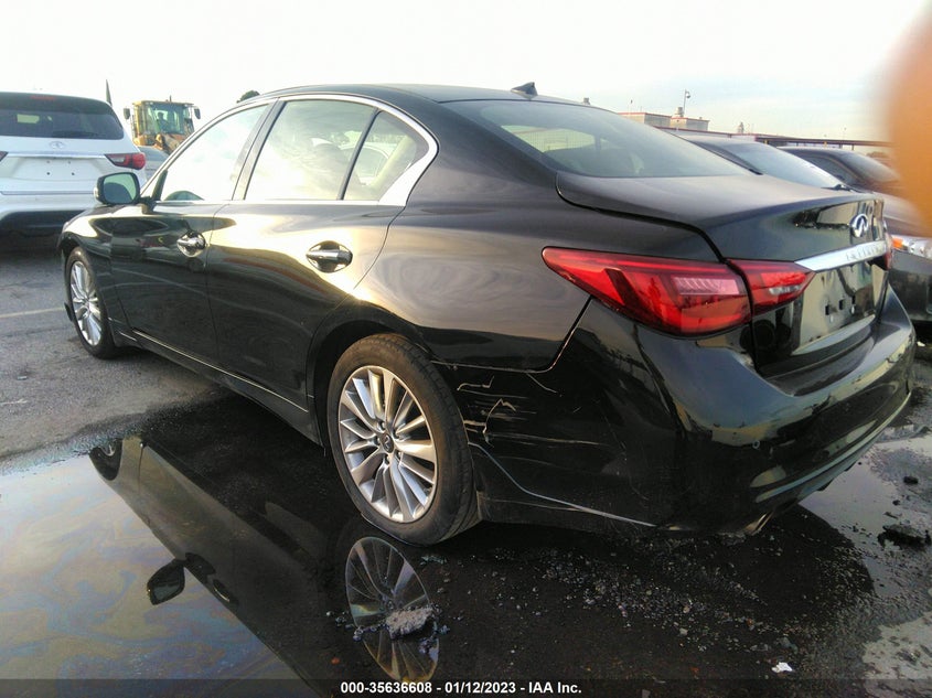VIN JN1EV7BP3MM705578 2021 INFINITI Q50 3.0T LUXE