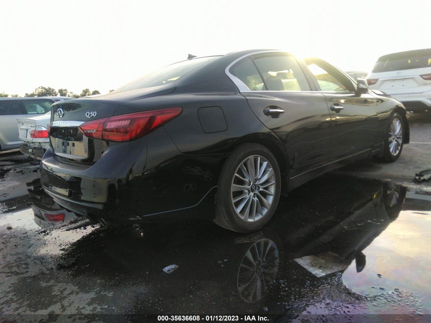 VIN JN1EV7BP3MM705578 2021 INFINITI Q50 3.0T LUXE