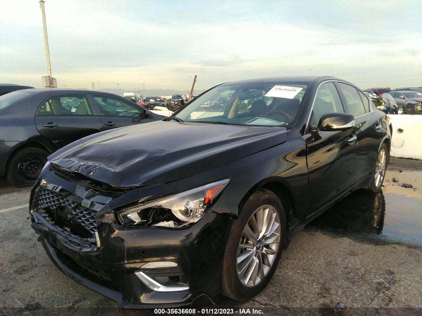 VIN JN1EV7BP3MM705578 2021 INFINITI Q50 3.0T LUXE