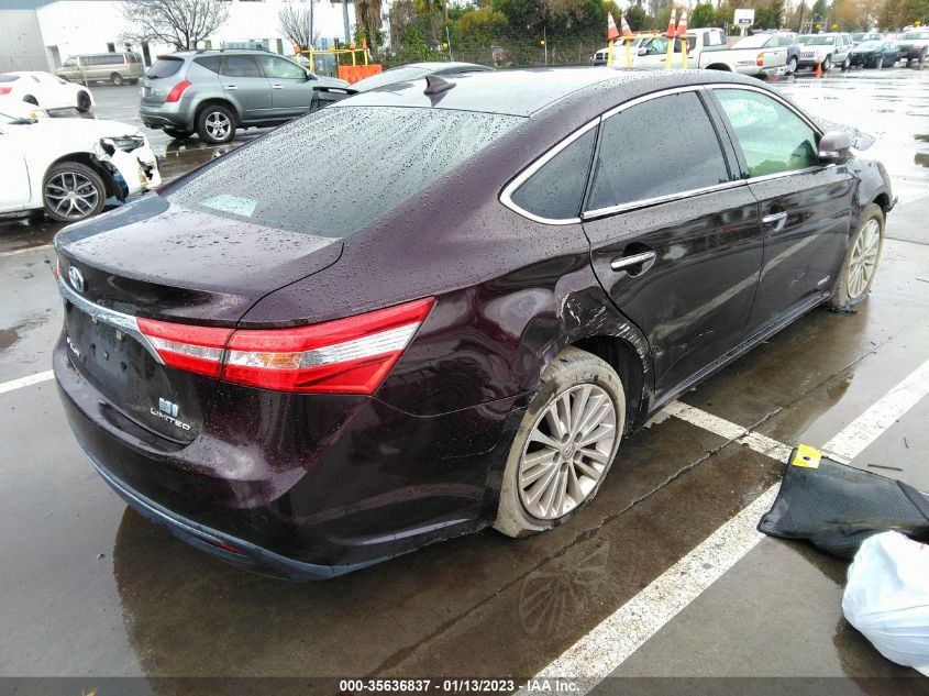 2013 TOYOTA AVALON HYBRID XLE PREMIUM 4T1BD1EB1DU009510