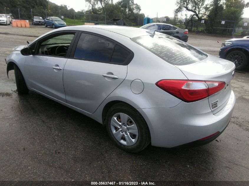 2015 KIA FORTE LX - KNAFK4A66F5351129