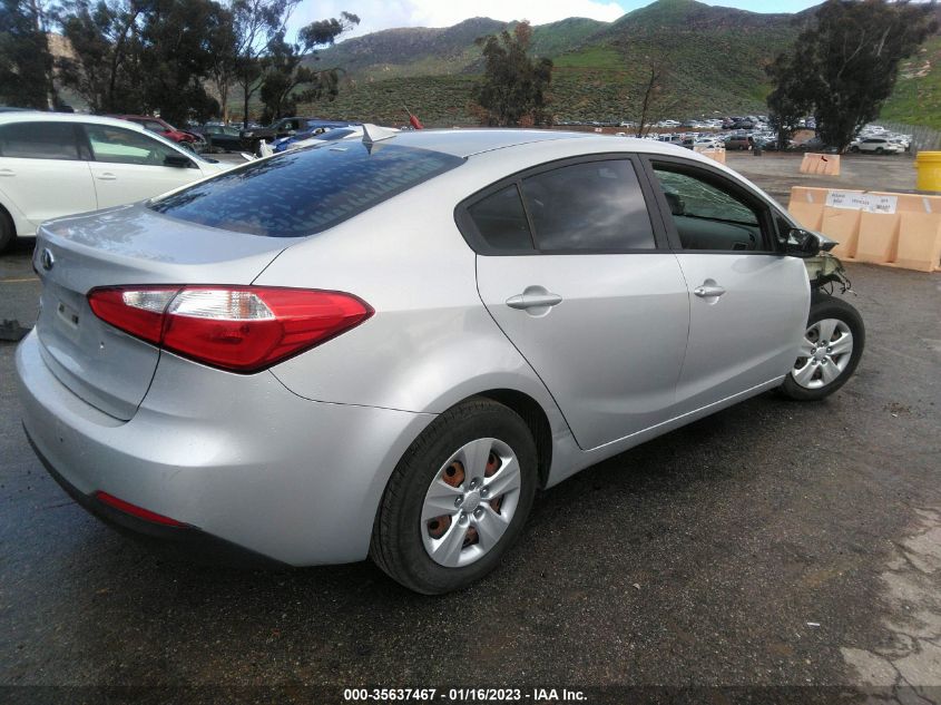 2015 KIA FORTE LX - KNAFK4A66F5351129