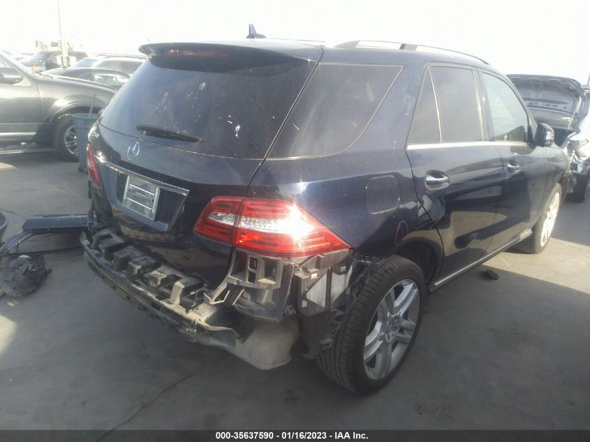 2014 MERCEDES-BENZ M-CLASS ML 350 4JGDA5JB4EA344021