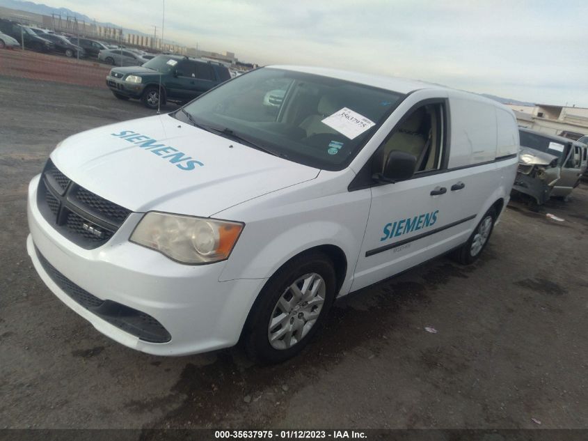 2014 RAM CARGO VAN TRADESMAN 2C4JRGAG3ER222737