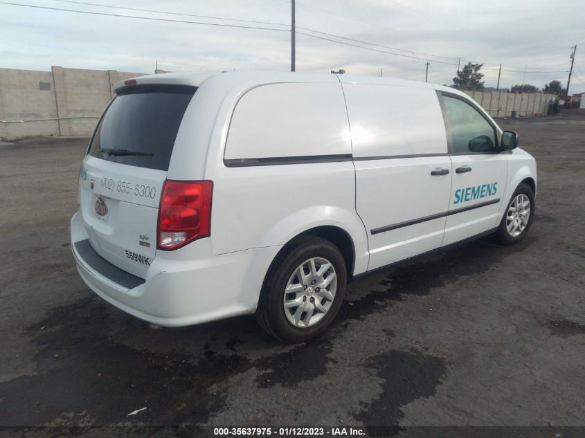 2014 RAM CARGO VAN TRADESMAN 2C4JRGAG3ER222737