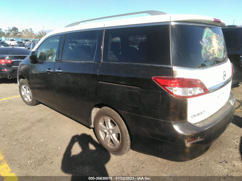 2016 NISSAN QUEST SV/S/PLATINUM/SL JN8AE2KP3G9152361