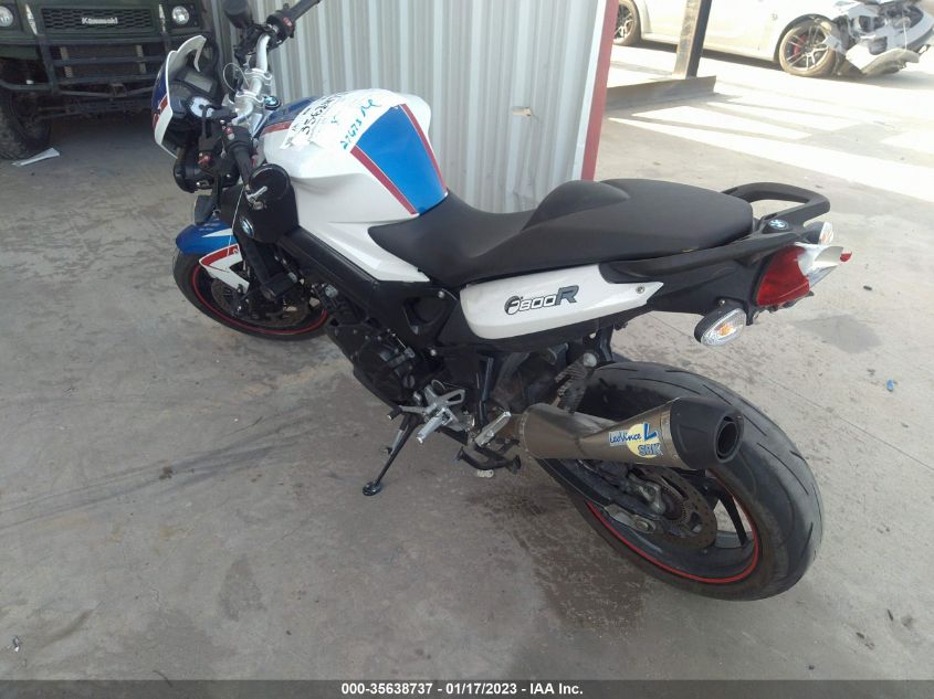 2011 BMW F800 R WB1022706BZS50303