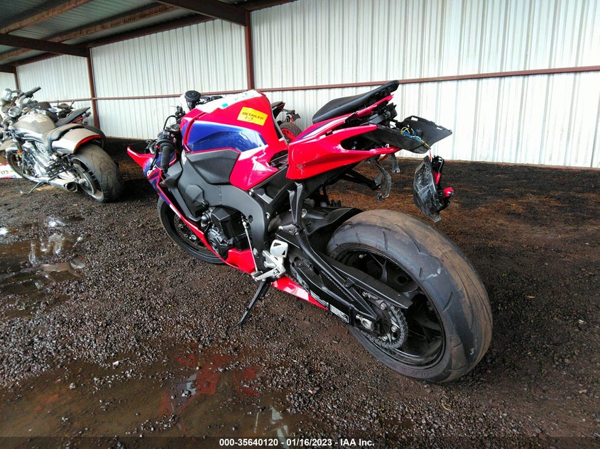 VIN JH2SC7751NK500407 2022 HONDA CBR1000 RA