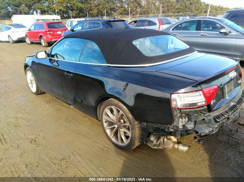 2013 AUDI A5 PREMIUM PLUS WAULFAFH1DN001663