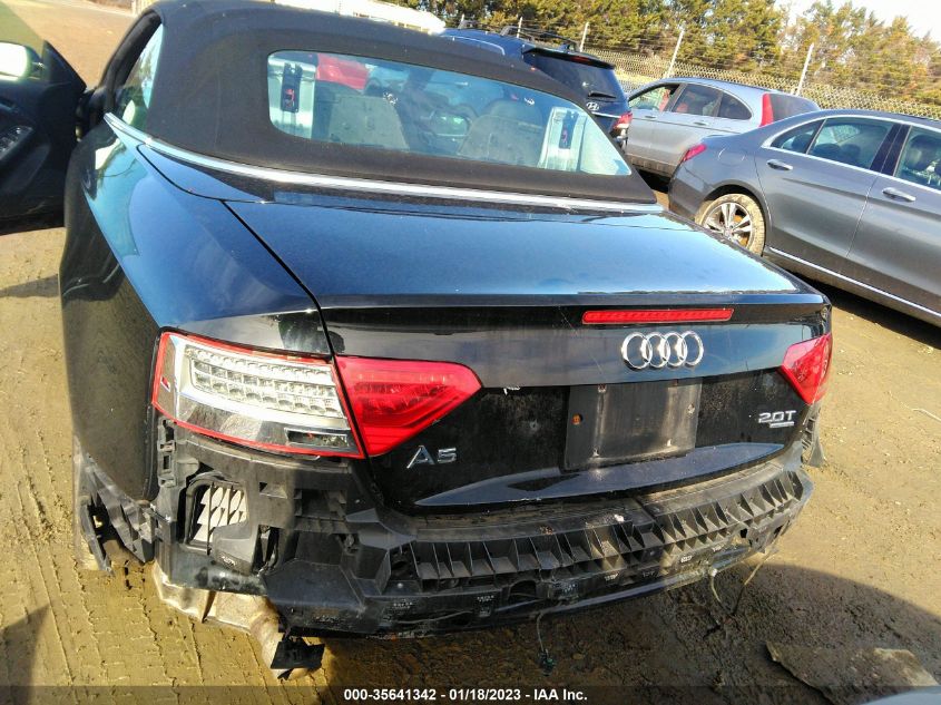 2013 AUDI A5 PREMIUM PLUS WAULFAFH1DN001663