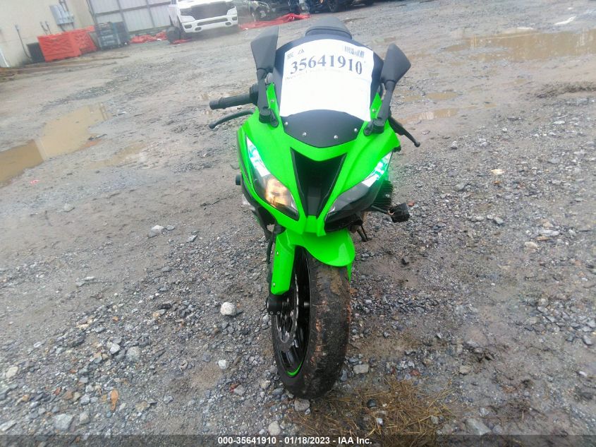 2016 KAWASAKI ZX636 E JKBZXJE12GA020609