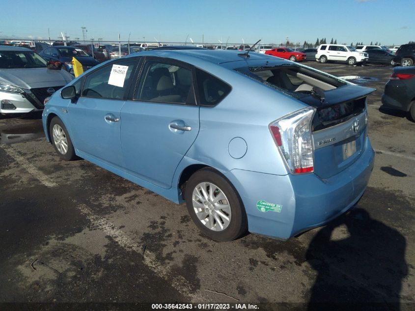 2014 TOYOTA PRIUS PLUG-IN JTDKN3DPXE3055239