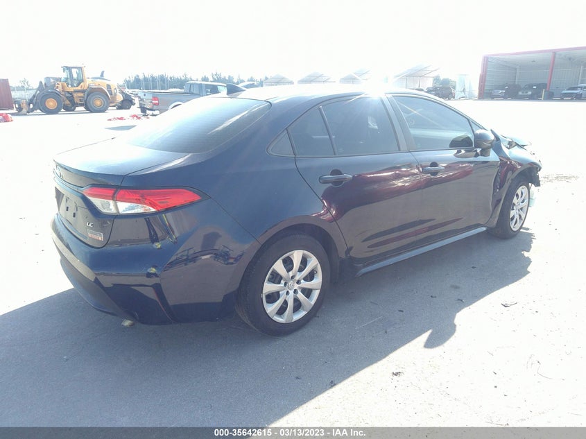 VIN 5YFEPRAE3LP125150 2020 TOYOTA COROLLA LE